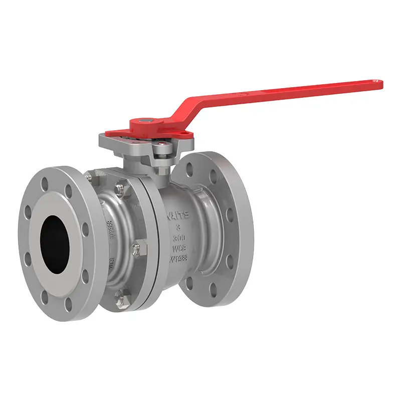 2 Pcs Flange Floating Ball Valve
