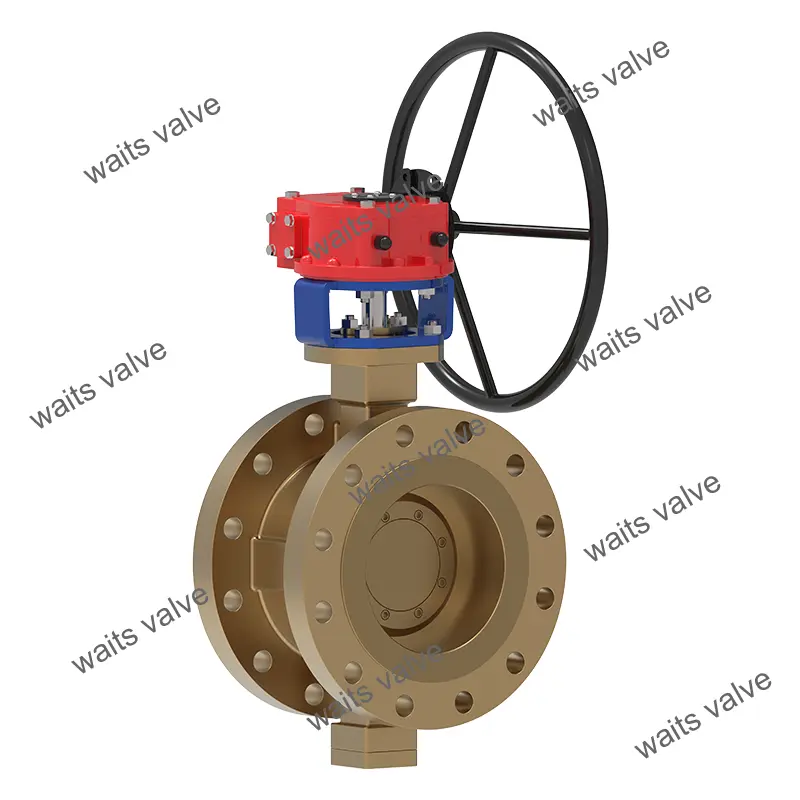 Bronze Triple Eccentric Flange Butterfly Valve